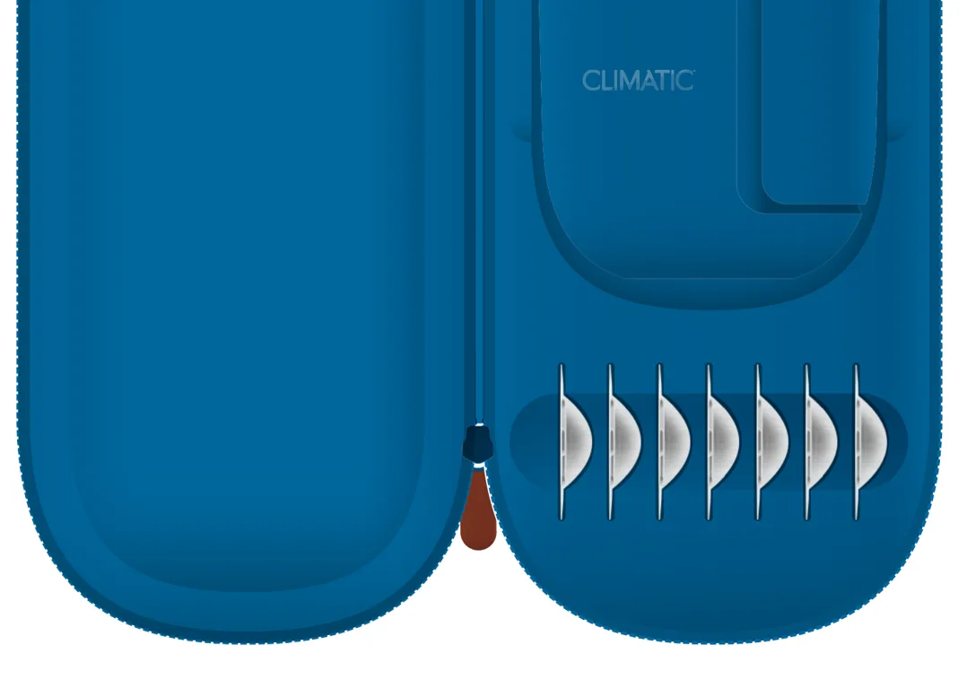 Travel case development — blister storage with the refill fan