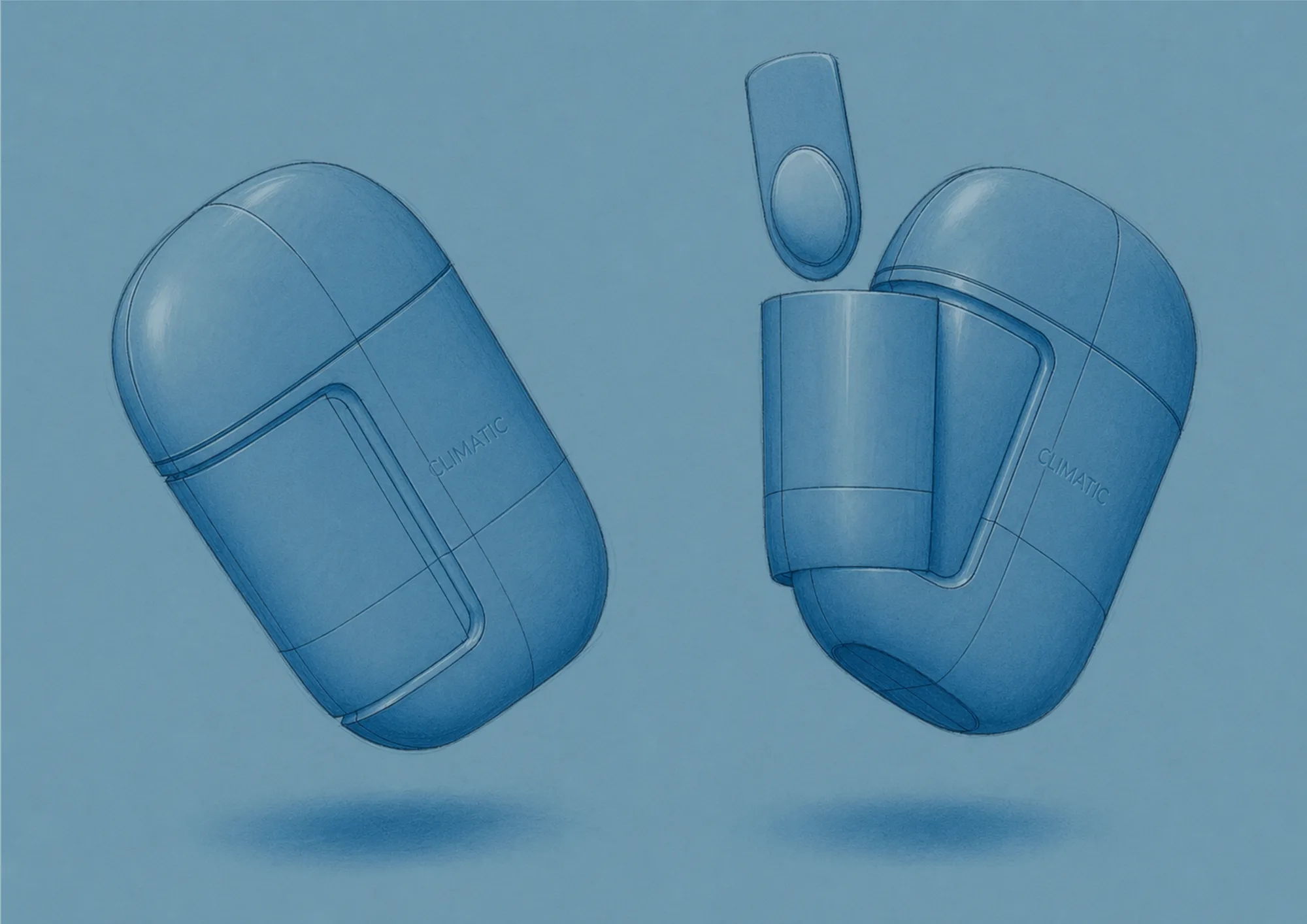Sketch development of the L Max device form